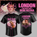 Bebe Rexha UK Tour At London Baseball Jersey 2026 Bebe Rexha Merch Gift For Music Lovers - Merchluma