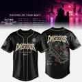 Dayseeker Australia Tour 2027 Black Baseball Jersey Dayseeker Merch Band Fan Gifts Ideas - Merchluma