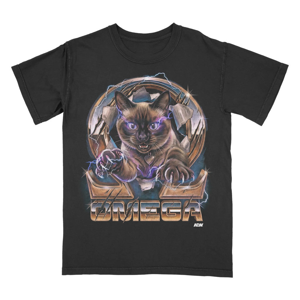 AEW Merch 2026 Kenny Omega Feline Lightning T-Shirt Kenny Omega Merch Wrestling Fan Gifts - Merchluma