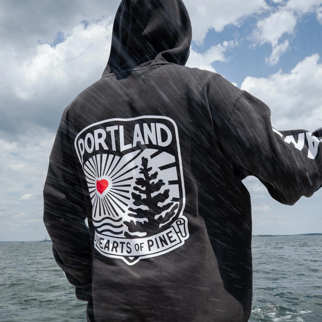 Hearts Of Pine Merch 2026 Crest Hoodie Maine Portland Hoodie Soccer Fan Gear Gifts For Brothers - Merchluma