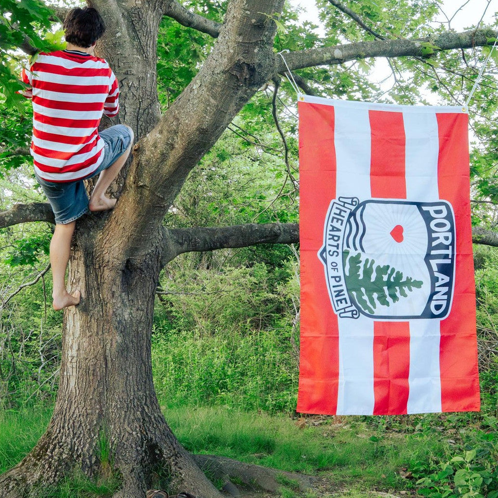 Hearts Of Pine Merch 2026 Lighthouse Flag Portland Hearts Of Pine Flag Decor Soccer Fan Gifts - Merchluma