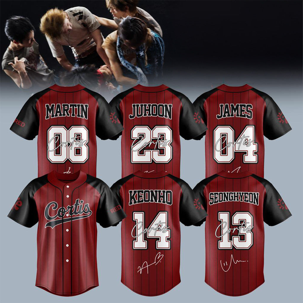 Cortis Merch Put Your Phone Down Tour 2026 Signature Baseball Jersey Gifts For Kpop Fans - Merchluma