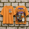 Bluey Heelerween Pumpkin Trick or Treat Orange T-Shirt Halloween Clothing Gift For Son - Merchluma