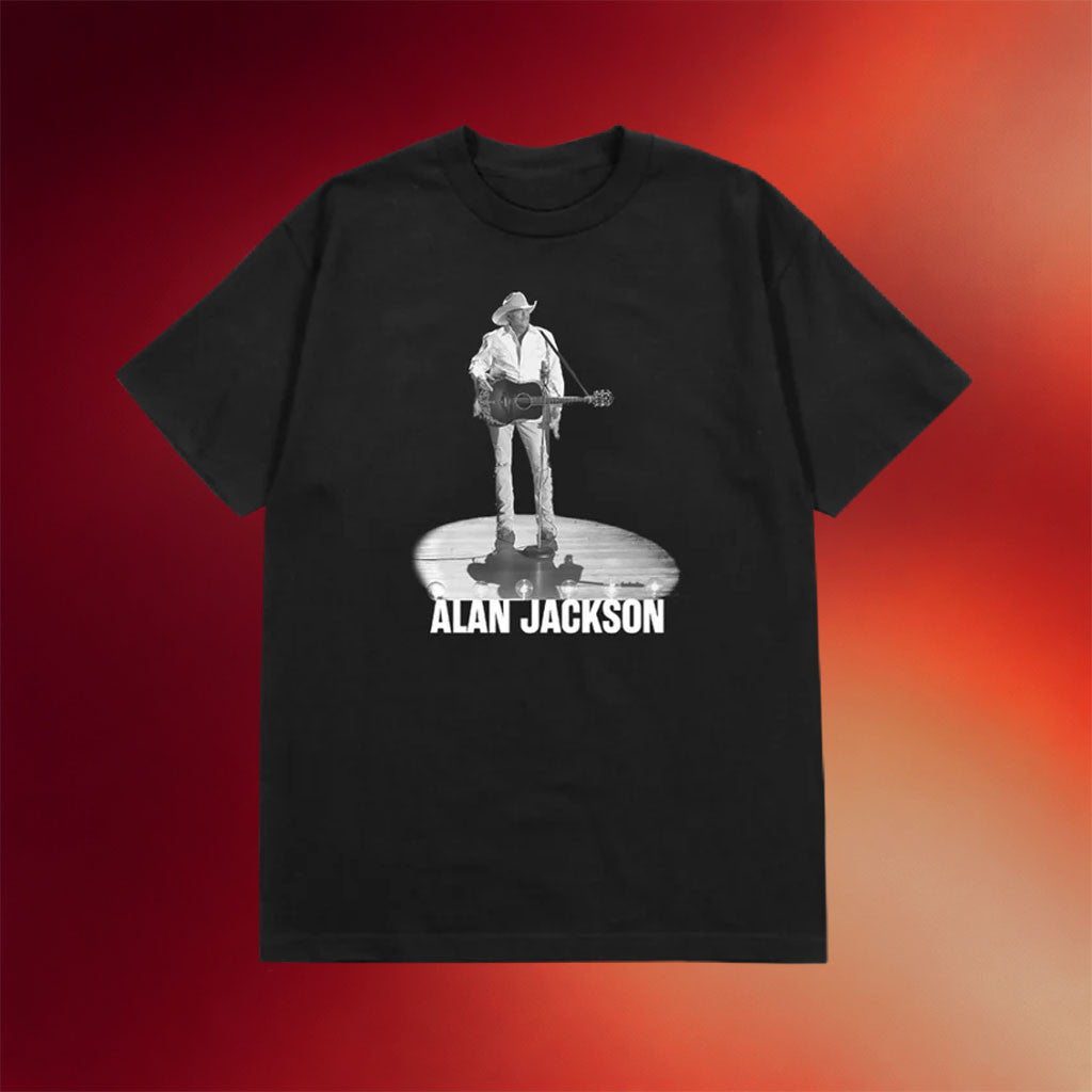 MCA Merch 2026 Alan Jackson Silhouette T-Shirt Alan Jackson Merch Gift For Country Fans - Merchluma