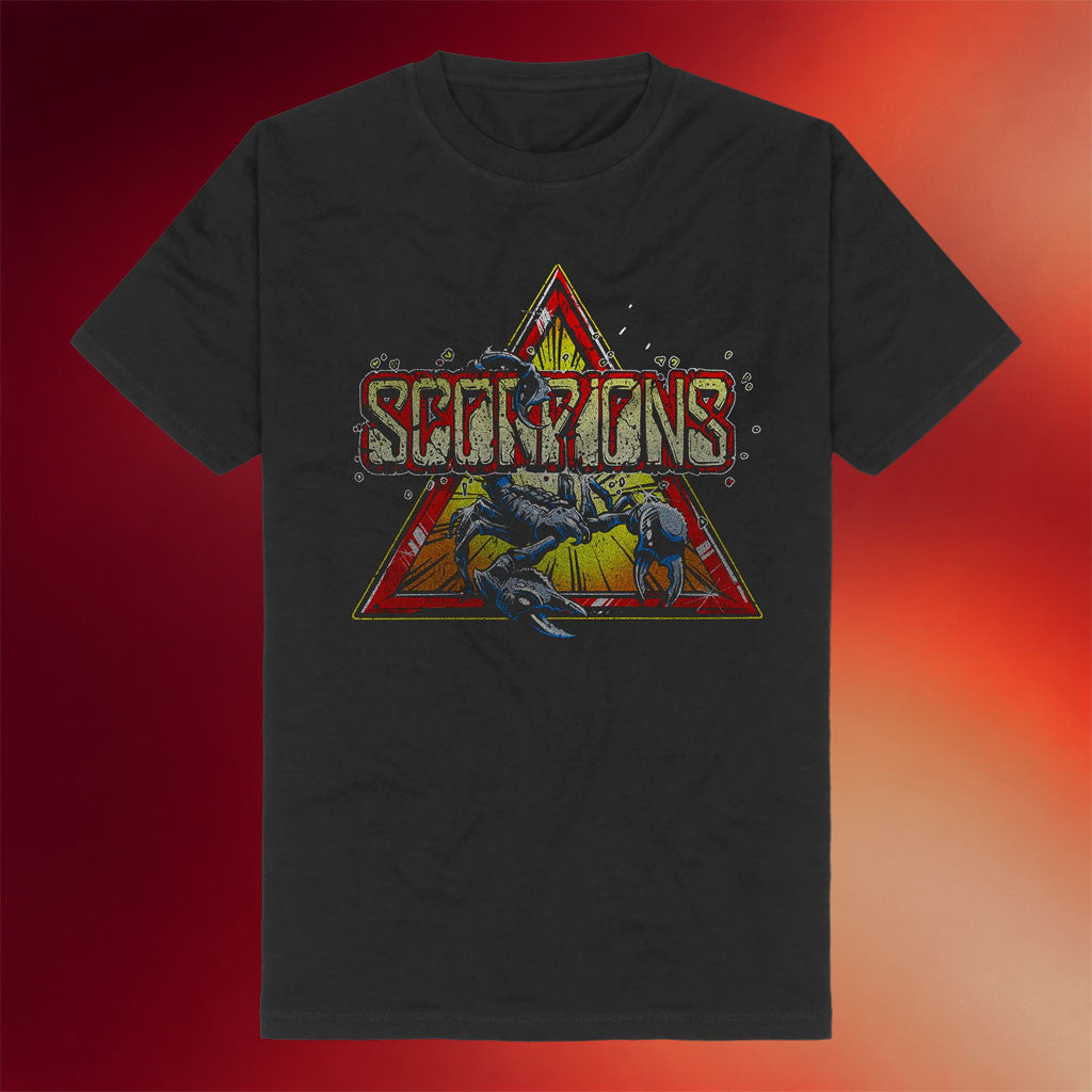 Scorpions Merch 2026 Triangle Scorpion T-Shirt Presents For Rock Music Lovers - Merchluma