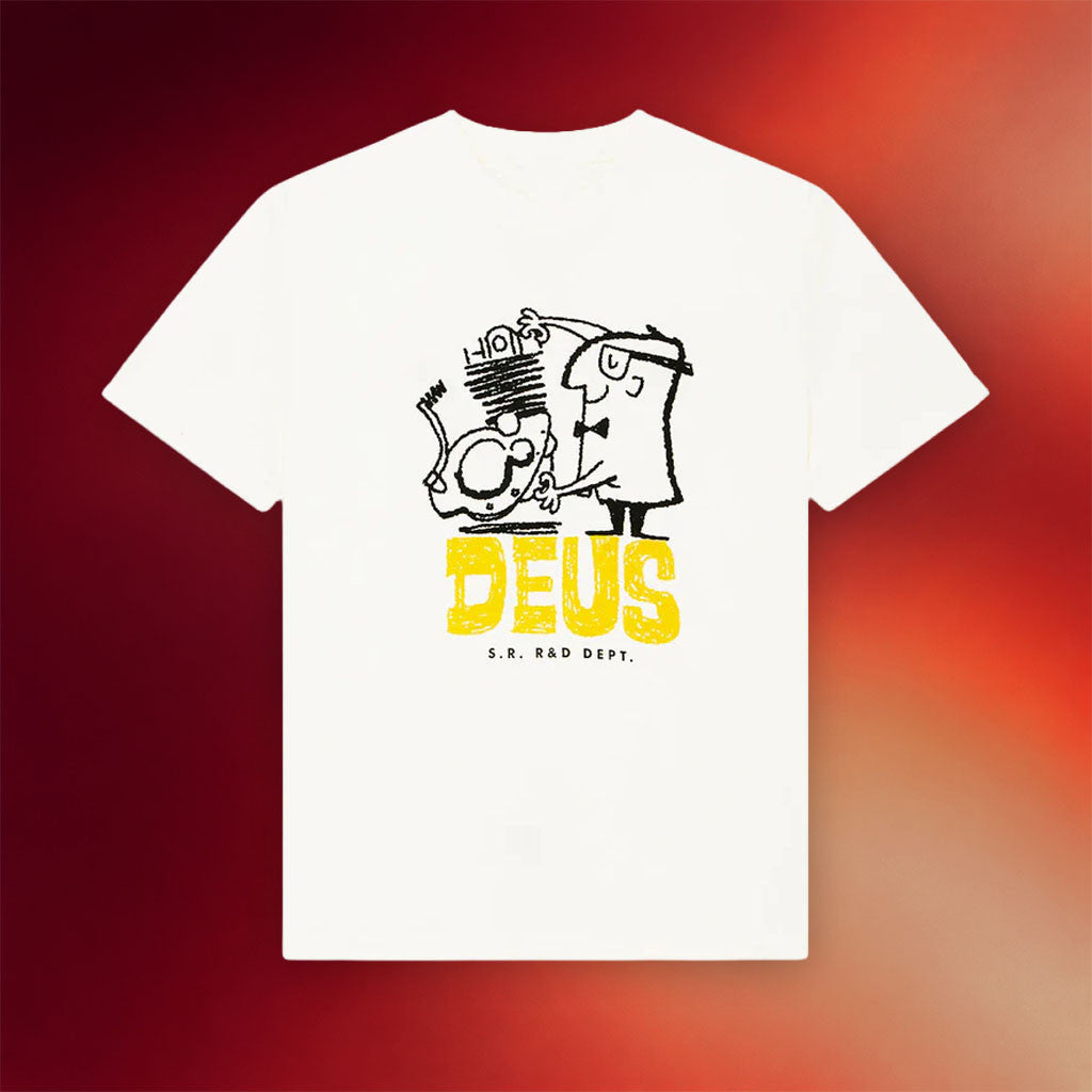 Deus Ex Machina Merch 2026 Erasarolgy T-Shirt White Presents For Boyfriend - Merchluma