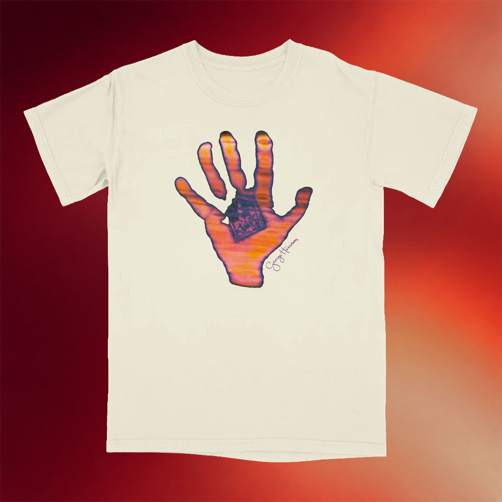 George Harrison Merch 2026 Living In The Material World Hand T-Shirt Present For Husband - Merchluma