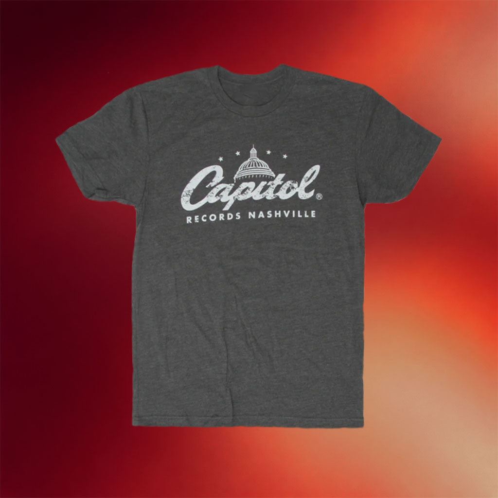 MCA Merch 2026 Capitol Records Nashville Distressed Logo T-Shirt Music Related Gifts For Guys - Merchluma