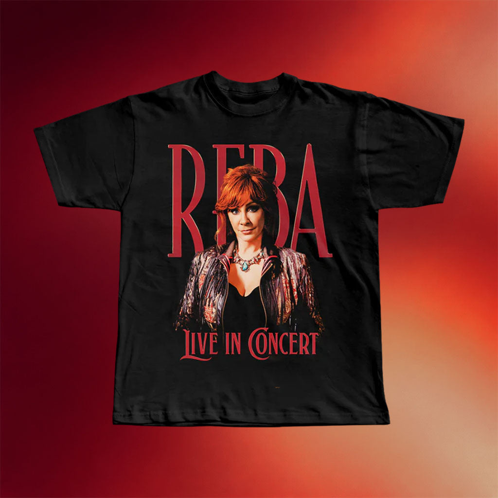 MCA Merch 2026 Reba Live In Concert Photo T-Shirt Reba McEntire Merch Gift For Music Lovers - Merchluma