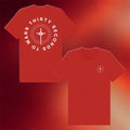 Thirty Seconds To Mars Merch 2026 Circular Triad T-Shirt Red Presents For Rock Lovers - Merchluma
