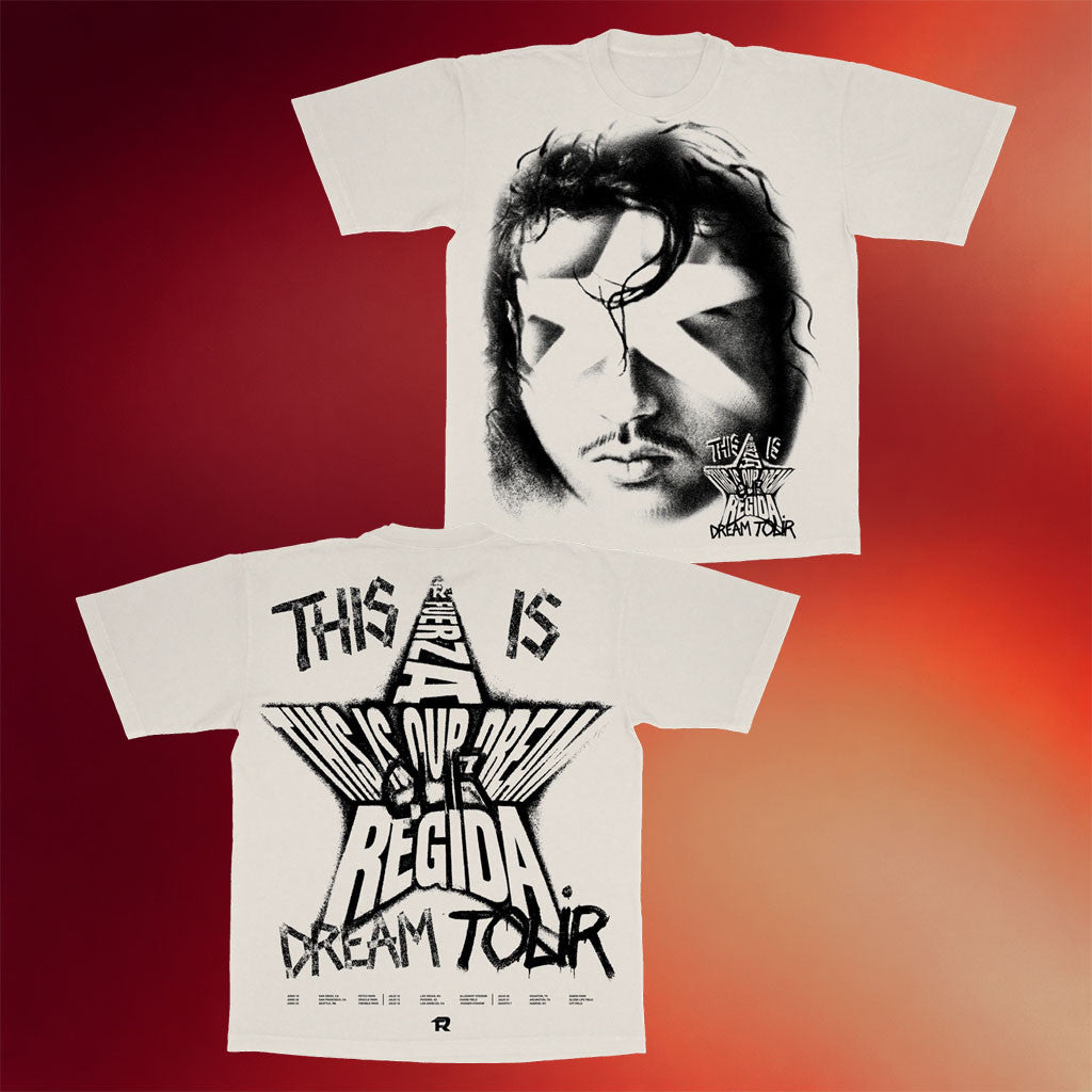 Fuerza Regida Merch 2026 Star Face T-Shirt This Is Our Dream Tour Merch Gift For Music Fans - Merchluma