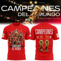 FIFA World Cup 2010 2026 Spain Champions Merch Campeones Del Mundo T-Shirt Fan Apparel - Merchluma