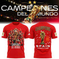 FIFA World Cup 2026 Spain Champions Viva Espana T-Shirt Spain World Champions Merch Fan Gifts - Merchluma
