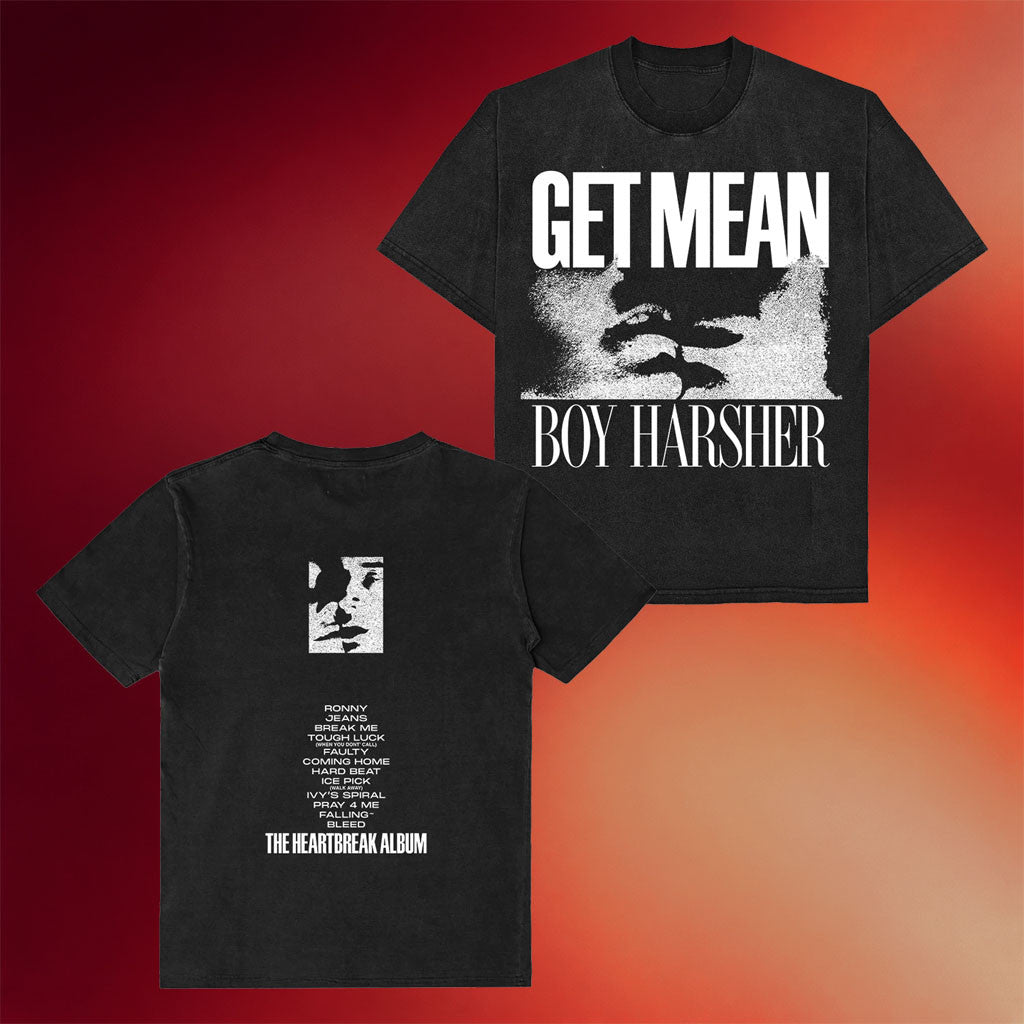 Boy Harsher Merch 2026 Get Mean T-Shirt The Heartbreak Album Shirt Gift For Music Lovers - Merchluma