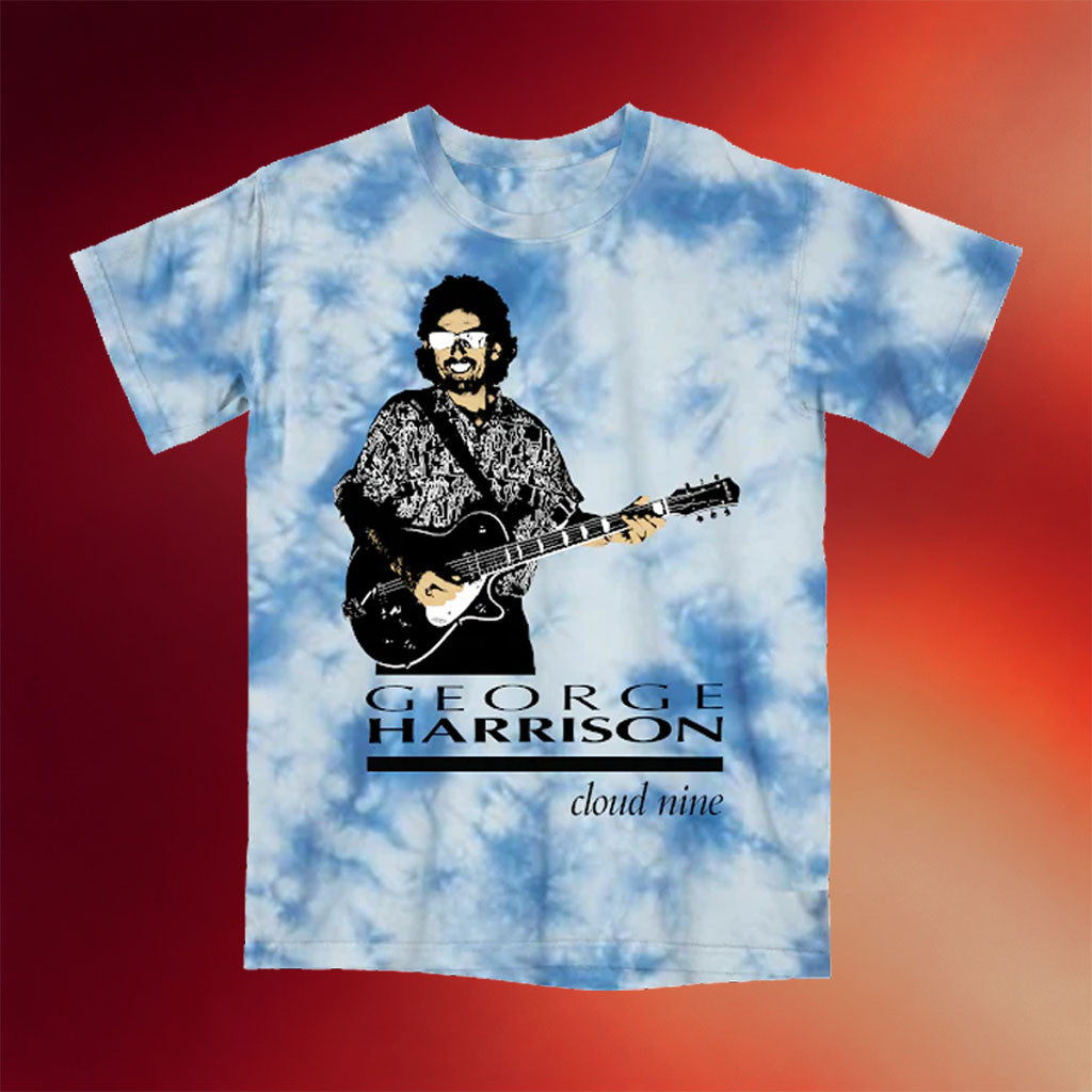 George Harrison Merch 2026 Cloud Nine Tie Dye T-Shirt Presents For Music Lovers - Merchluma