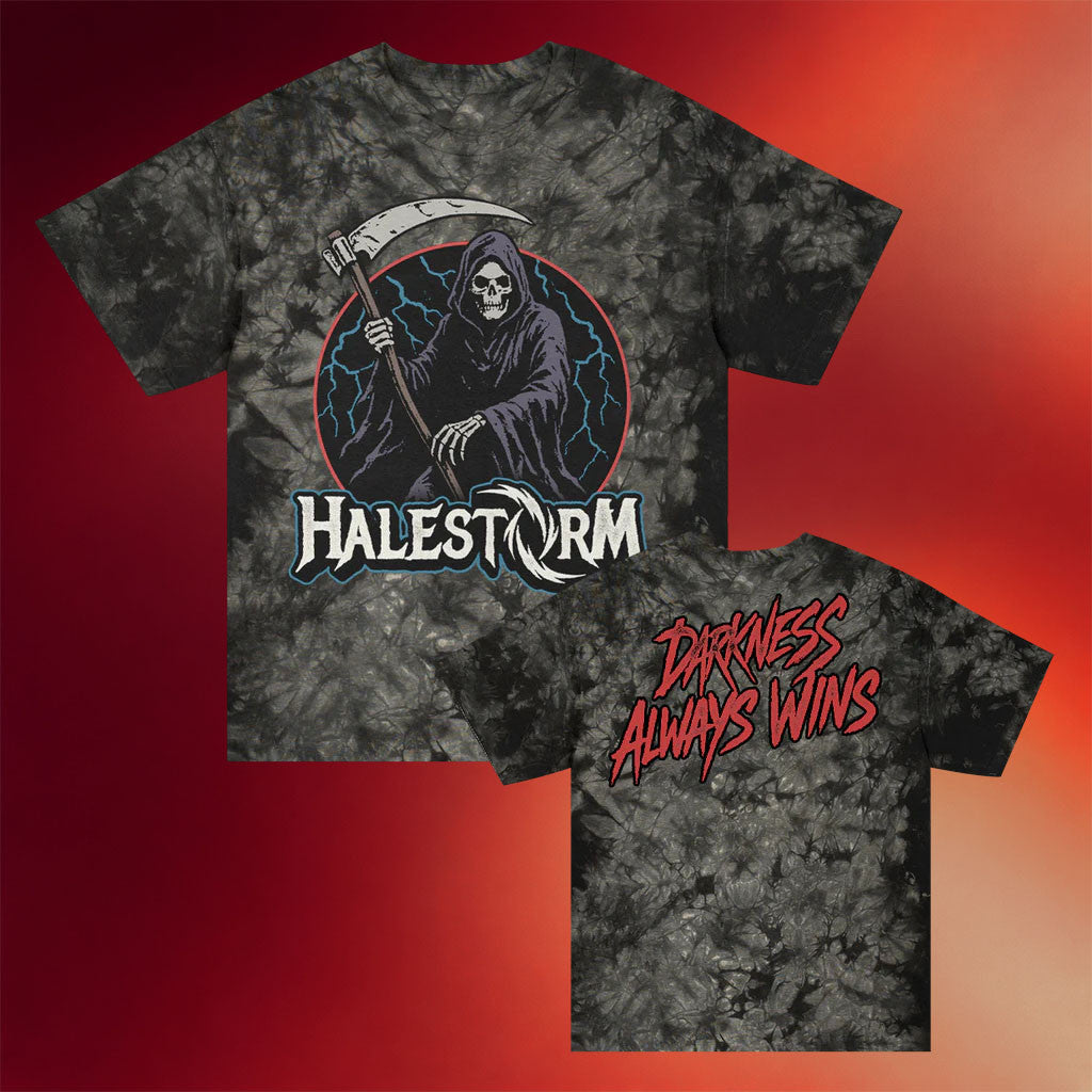 Halestorm Merch 2026 Darkness Always Wins T-Shirt Cool Gifts For Rock Lovers - Merchluma