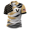 Vanderbilt Commodores Freedom Wave Zipper Polo Shirt 2026 Vanderbilt Commodores Merch Fan Gifts - Merchluma