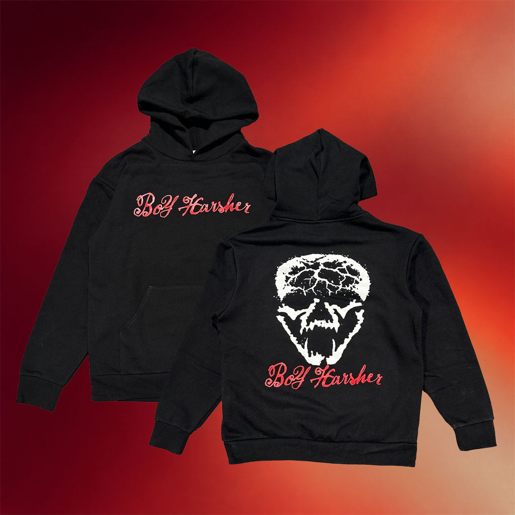 Boy Harsher Merch 2026 Skull Hoodie Black Music Lover Gifts For Him - Merchluma