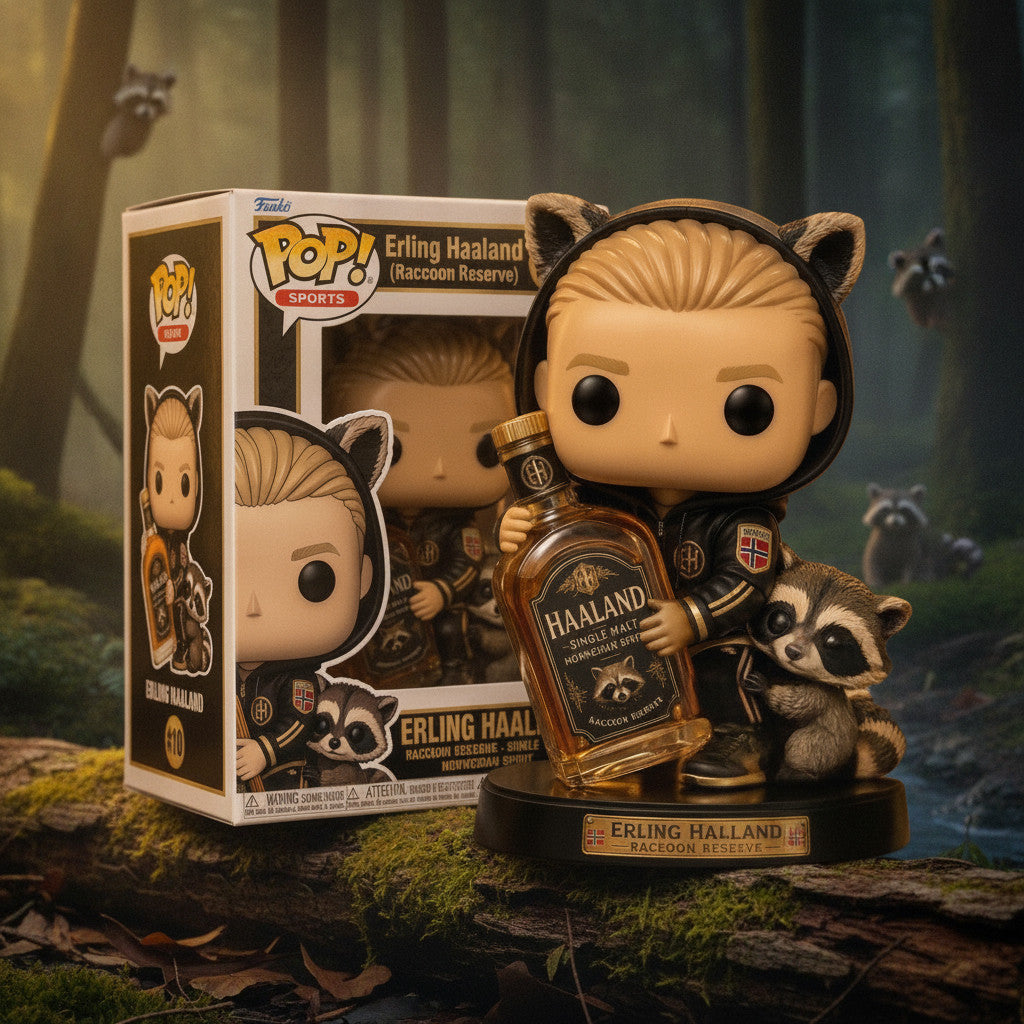Erling Haaland Raccoon Reserve Funko Pop Norway World Cup 2026 Erling Haaland Merch Fan Gifts - Merchluma