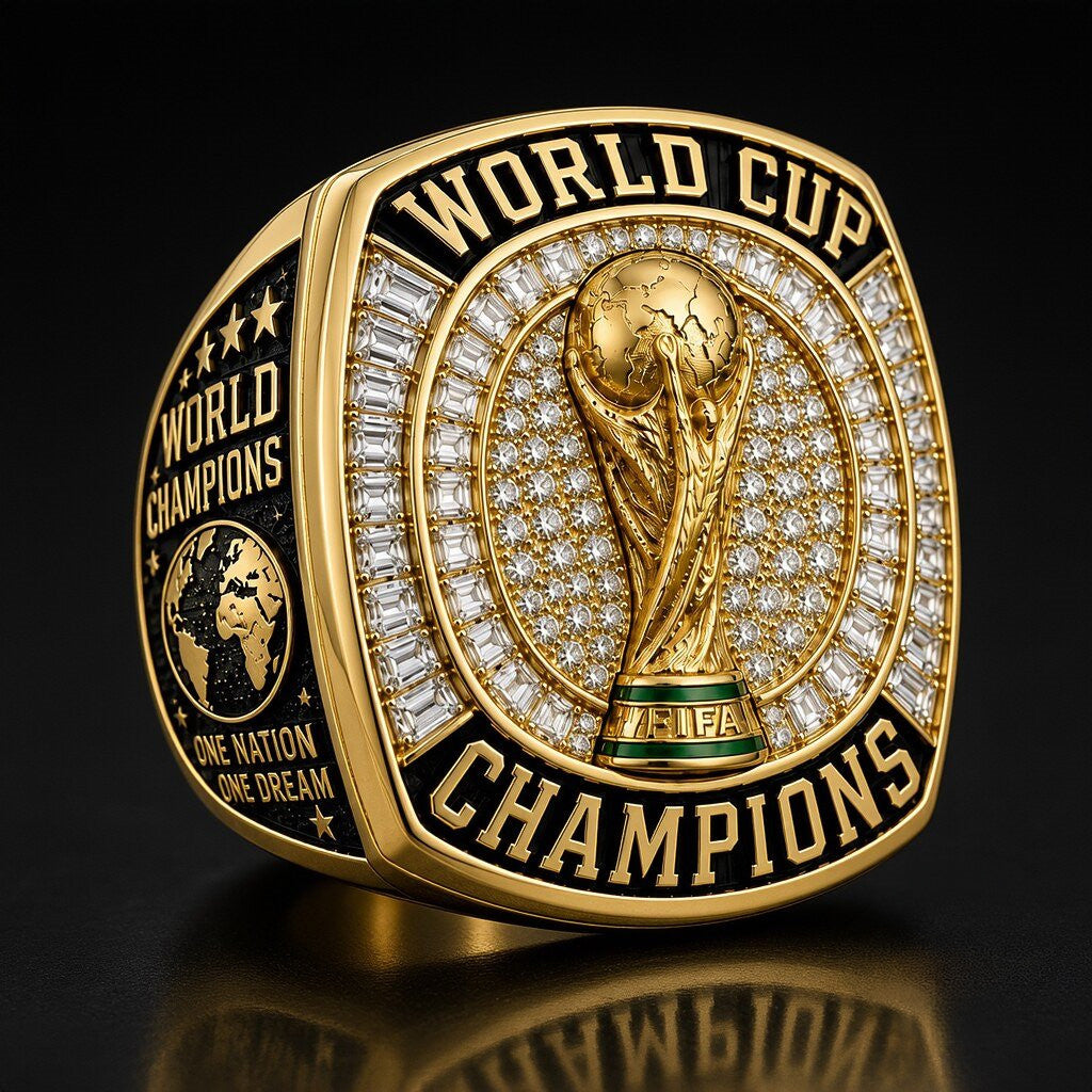 FIFA World Cup 2026 Champions Championship Ring One Nation One Dream World Champions Merch - Merchluma