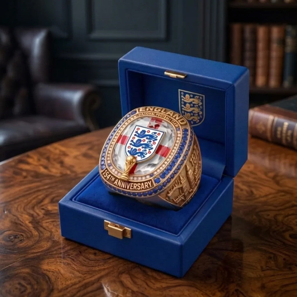 England National Football Team 154th Anniversary Championship Ring England WC 2026 Merch - Merchluma