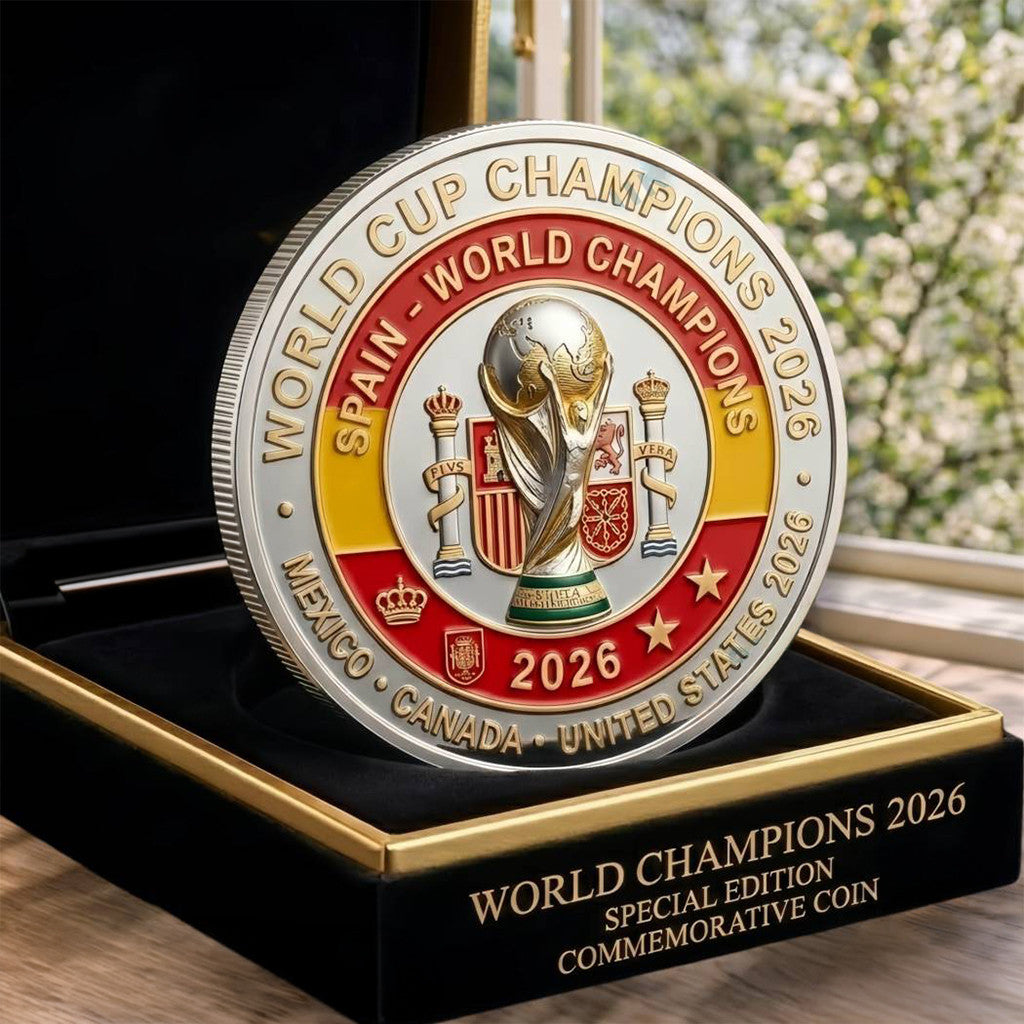 2026 World Cup Spain Champions Final 1 0 Coin Spain World Champions Merch Winner Gear Gifts - Merchluma