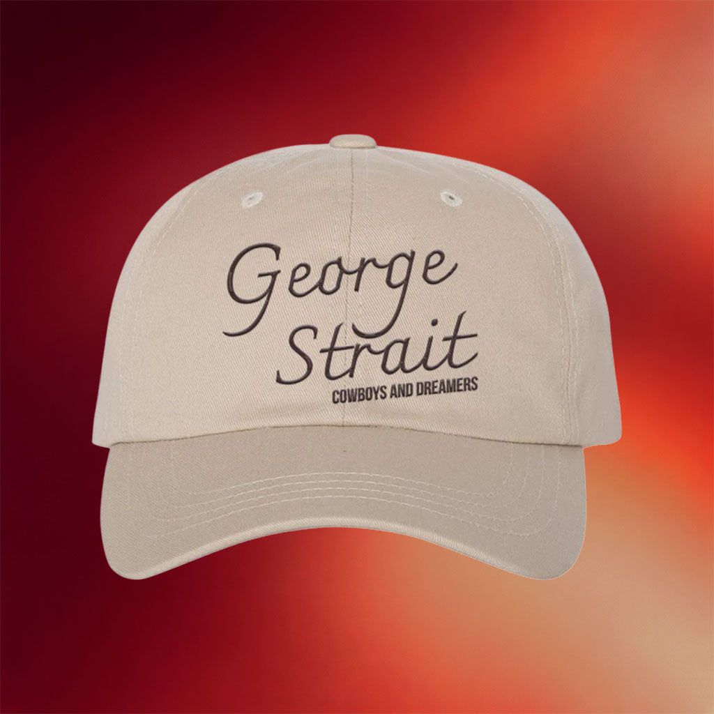MCA Merch 2026 George Strait Cowboys And Dreamers Embroidered Hat George Strait Merch Fan Gifts - Merchluma