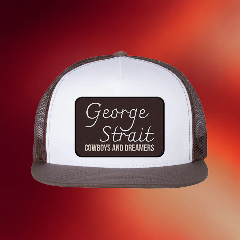 MCA Merch 2026 George Strait Cowboys And Dreamers Snapback Trucker Hat George Strait Merch - Merchluma