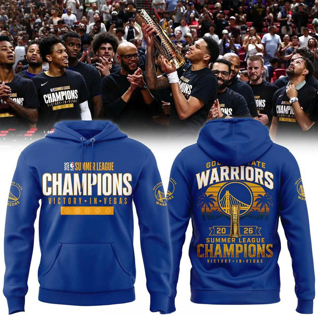 Golden State Warriors 2026 Summer League Champions Hoodie Warriors Merch Basketball Fans Gifts - Merchluma