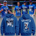 Kazuma Okamoto Hoodie Signatures #7 Toronto Blue Jays 2026 Merch Gift For Baseball Fans - Merchluma