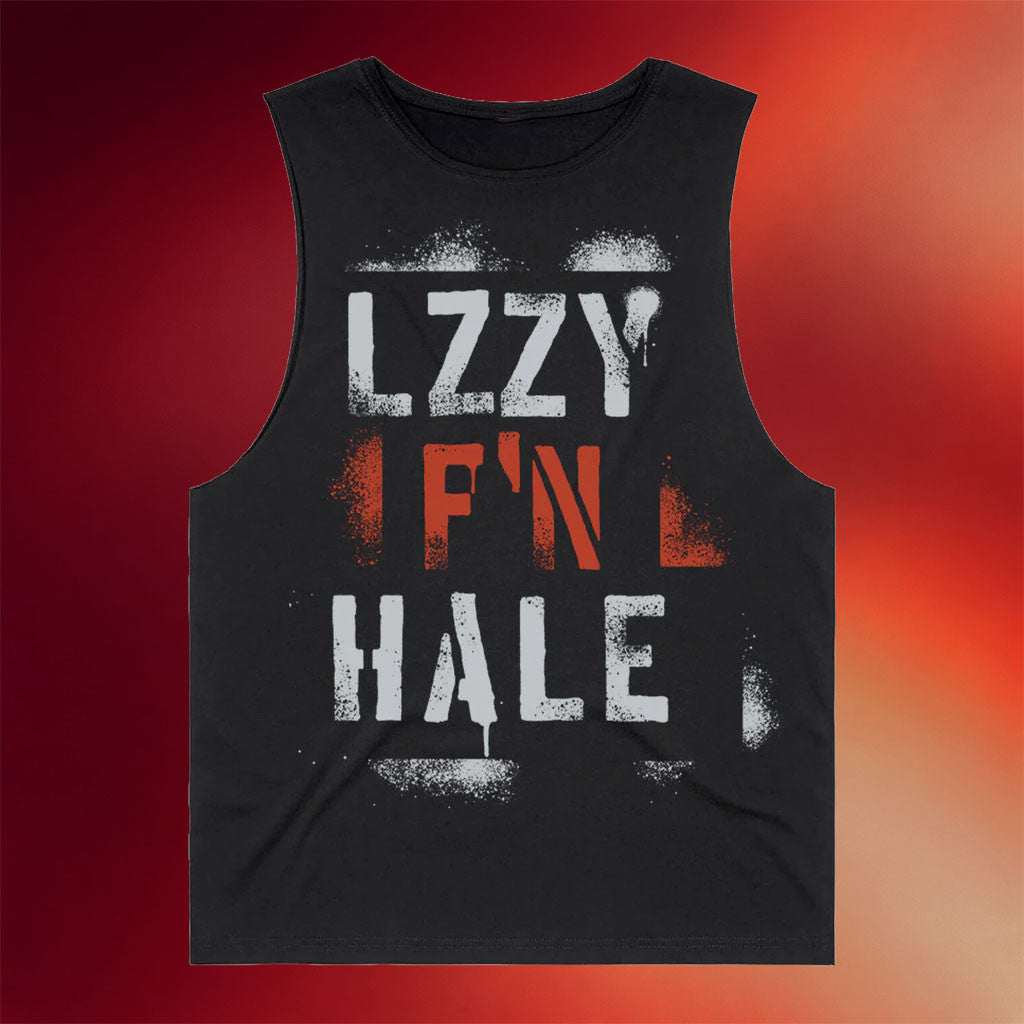 Halestorm Merch 2026 LZZY F'N HALE Tank Top Black Cool Gifts For Rock Lovers - Merchluma