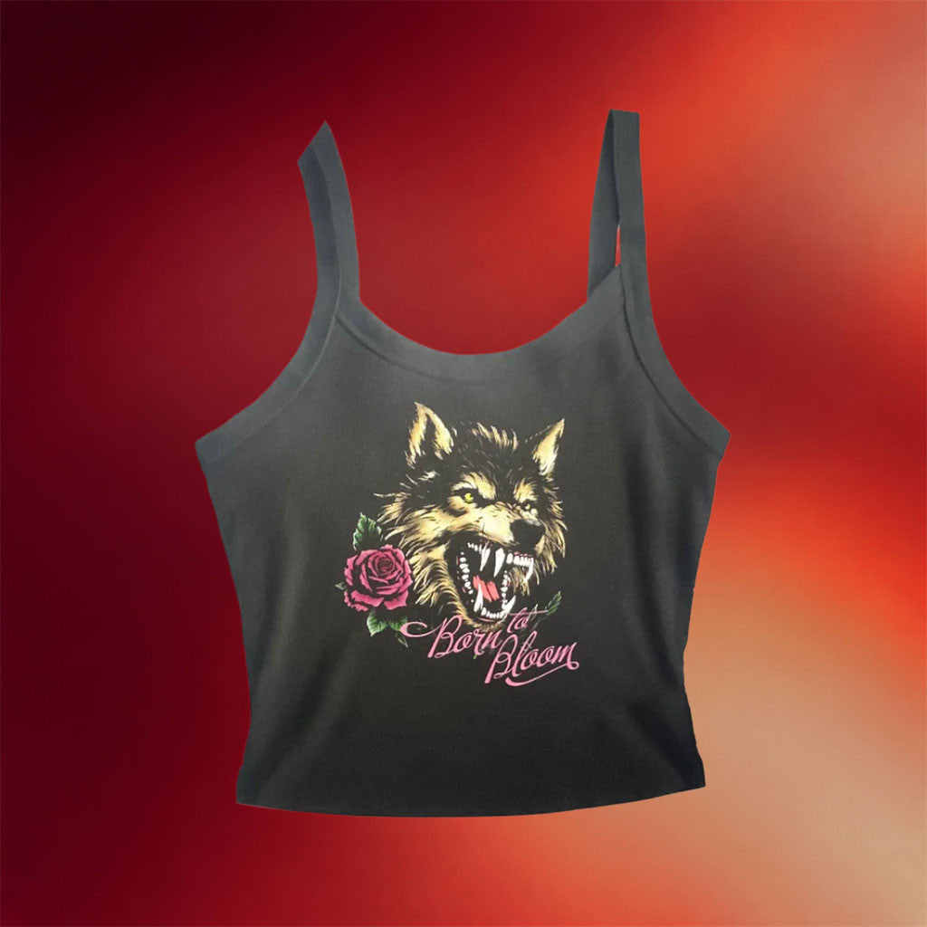 MCA Merch 2026 Kassi Ashton Wolf Tank Top Born To Bloom Tank Kassi Ashton Merch Gift For Fans - Merchluma
