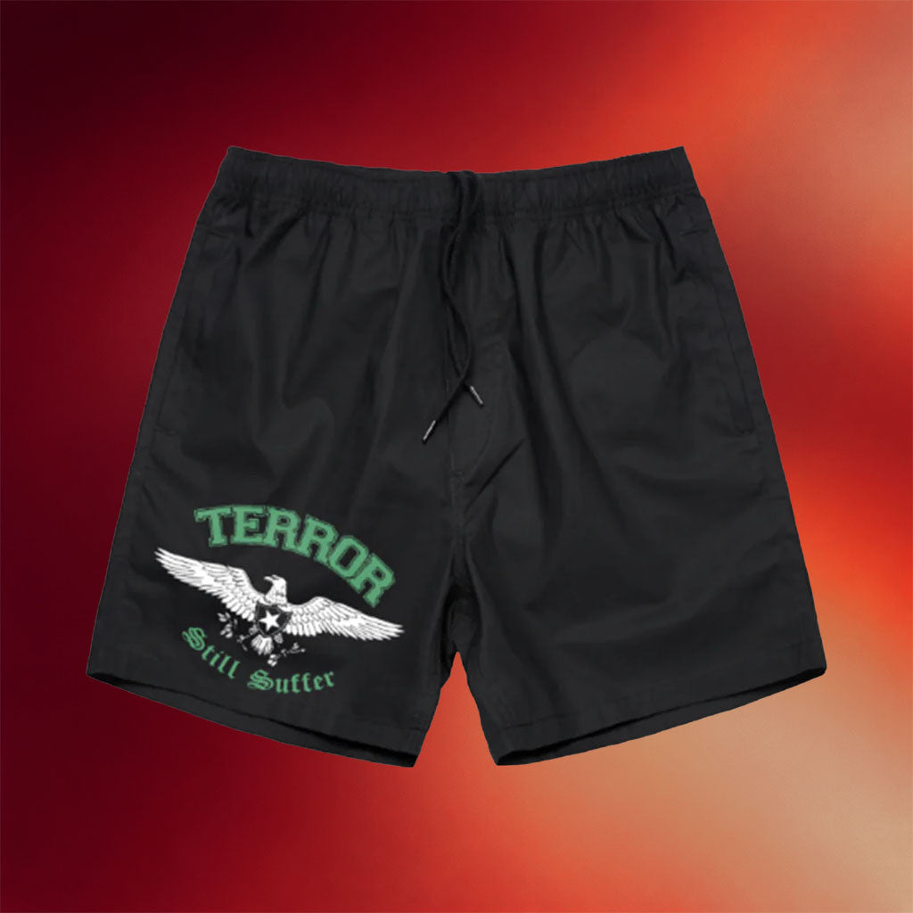 Terror Merch 2026 Still Suffer Shorts Black Music Lover Gift Ideas For Him - Merchluma