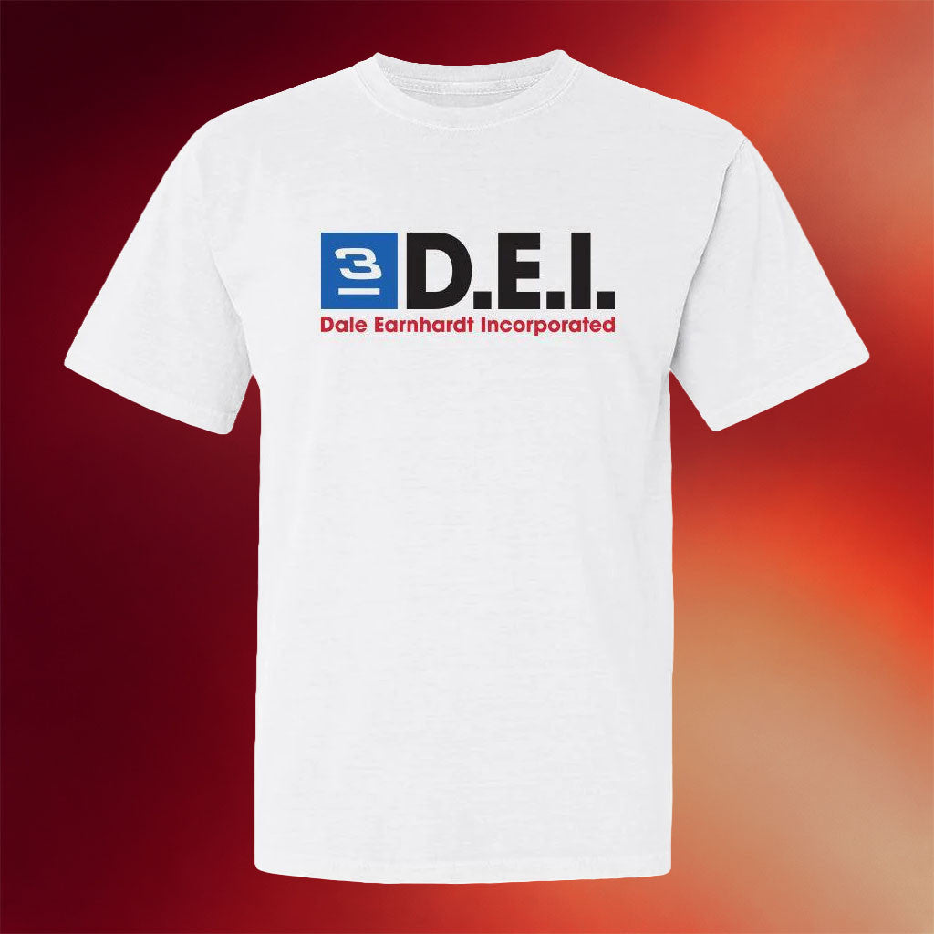 Old Row Merch 2026 DEI T-Shirt White Dale Earnhardt Incorporated NASCAR Shirt Husband Gifts - Merchluma