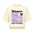 Golden State Valkyries Merch 2026 Welcome To Ballhalla Crop Top Basketball Fan Shirt Women's - Merchluma