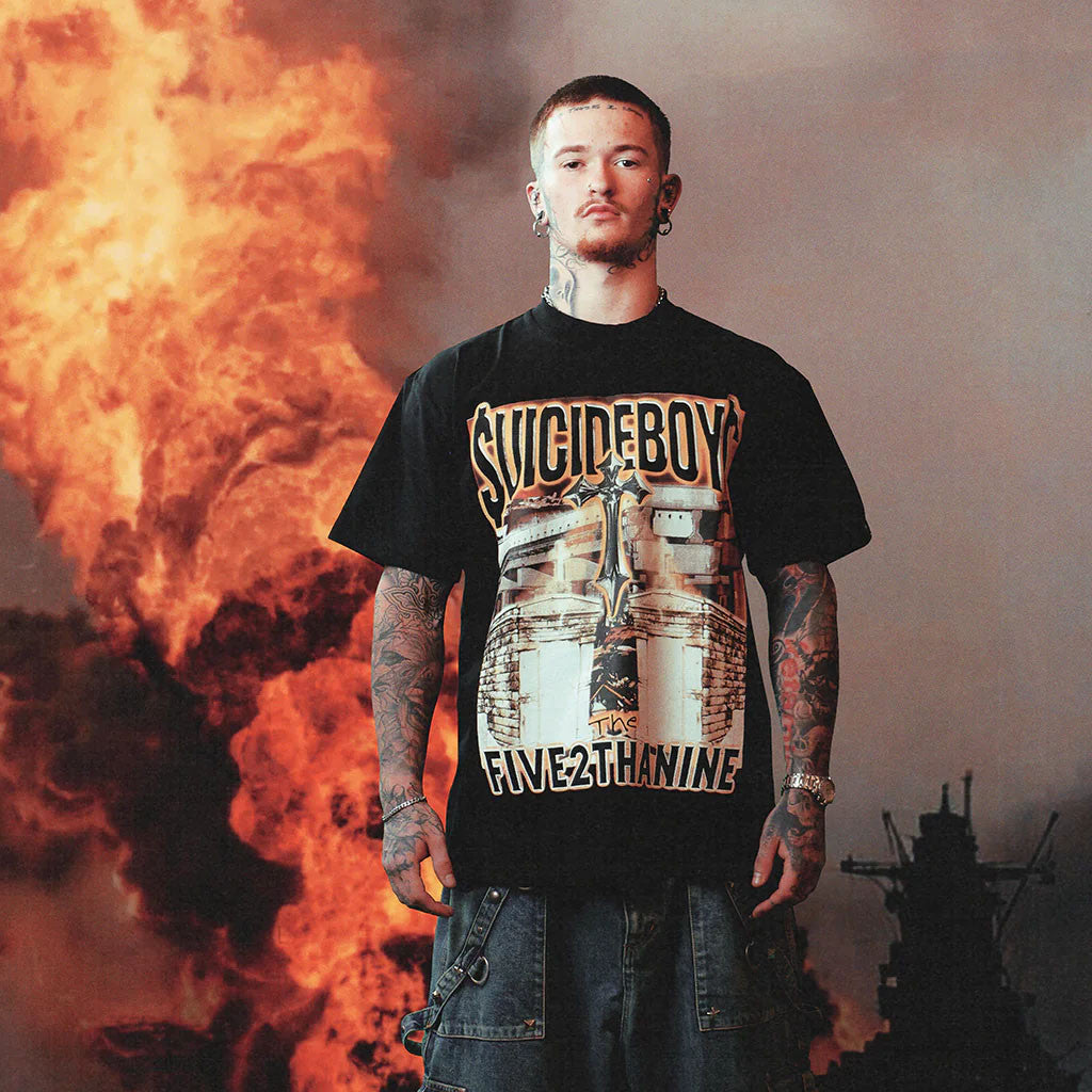 G59 Merch 2026 SuicideboyS Five2Thanine T-Shirt Black SuicideboyS Merch Gift For Rap Lovers - Merchluma