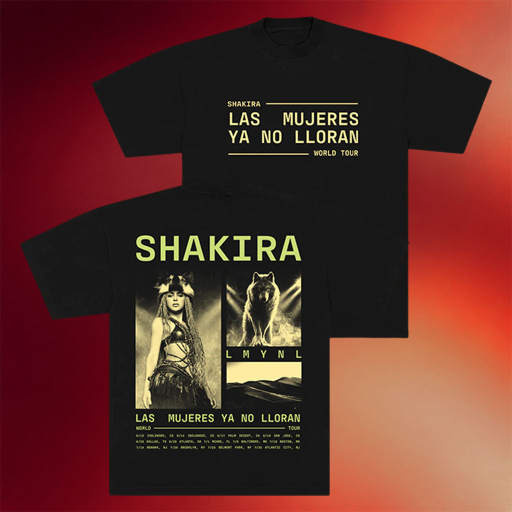 Shakira Merch 2026 LMYNL World Tour Grid T-Shirt Shakira Tour Merch Gift For Music Lovers - Merchluma