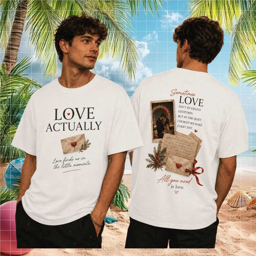 Love Actually Movie Christmas Romance T-Shirt 2026 Love Actually Merch Gift For Fans - Merchluma