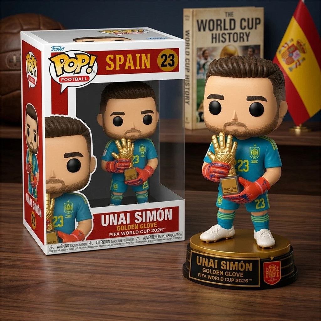 Spain FIFA World Cup 2026 Funko Pop Unai Simon Merch Unique Gift Ideas - Merchluma