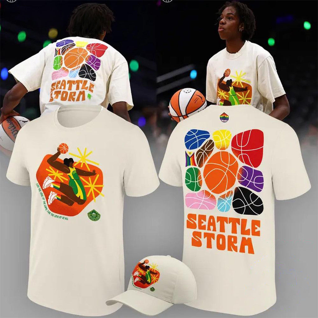 Seattle Storm X Pride Night 2026 T-Shirt Seattle Storm Merch Present Ideas - Merchluma
