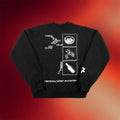 Rainbow Kitten Surprise Merch 2026 Freefall Black Crewneck Sweatshirt Gift For Band Fans - Merchluma