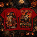 Starbucks Spooky Season Put A Spell On Me T-Shirt Starbucks Merch Gift For Coffee Lovers - Merchluma