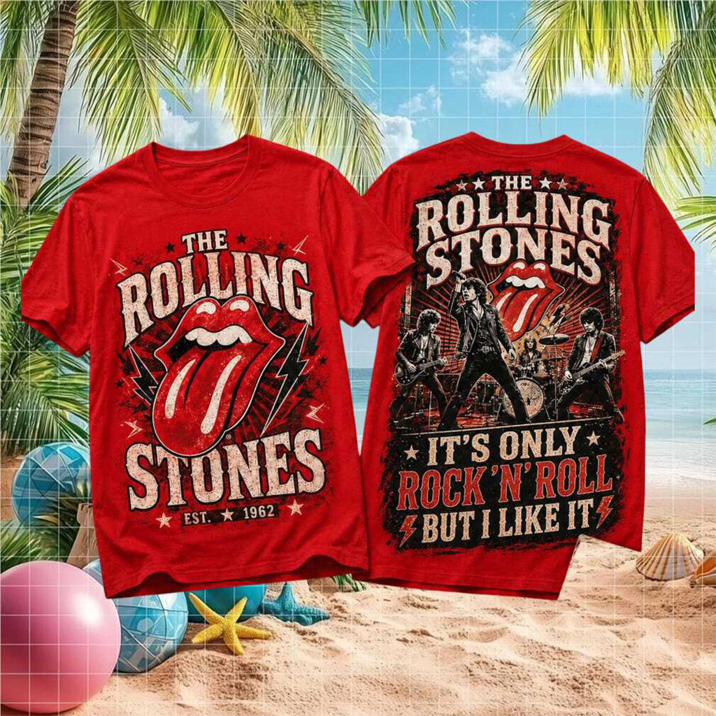 The Rolling Stones 1962 Rock N Roll Concert Tour T-Shirt The Rolling Stones Merch Fan Gift - Merchluma