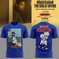 Noah Kahan X New York Mets Merch Great Divide Tour 2026 Blue T-Shirt Concert Outfits For Fans - Merchluma