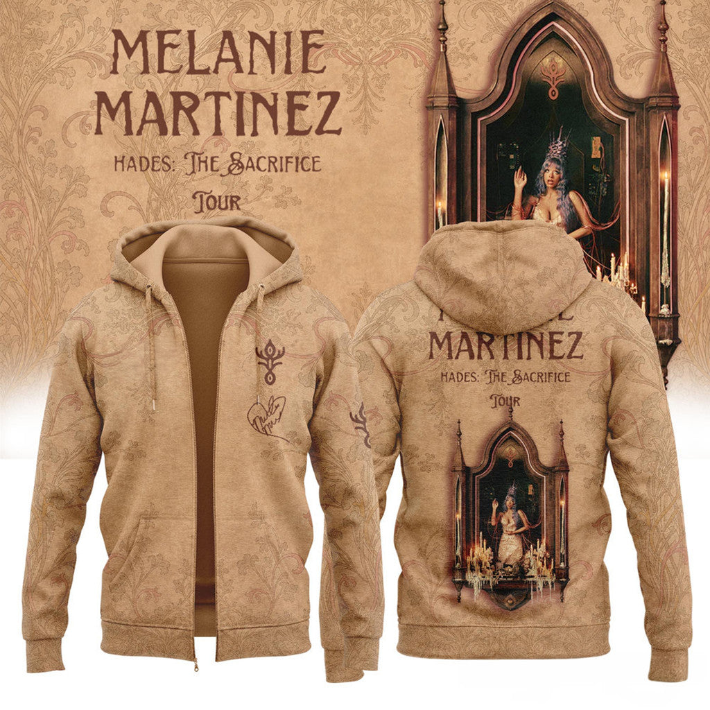 Melanie Martinez Hades The Sacrifice Tour 2026 Zip Hoodie Melanie Martinez Merch Fan Gift - Merchluma