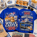 White Castle 105 Years 1921 2026 T-Shirt White Castle Merch Gift For Foodie Fans - Merchluma