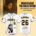 San Diego Padres X Noah Kahan The Great Divide Tour 2026 Baseball Jersey San Diego Padres Fan Merch - Merchluma