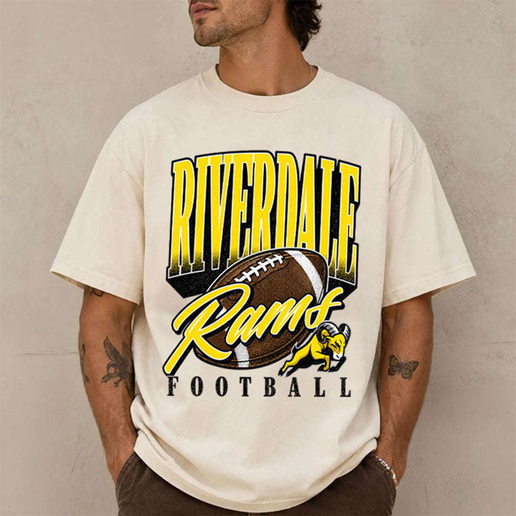 Riverdale Rams Football T-Shirt Riverdale Rams Merch Sports Fan Gifts For Brothers - Merchluma