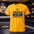 Nashville Predators Merch 2026 Preds In The Community T-Shirt Gift For Hockey Lovers - Merchluma
