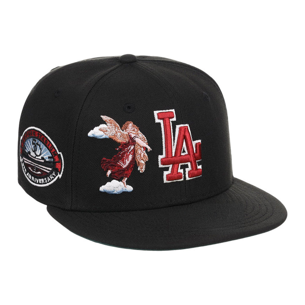 Lids Hat Drop Fanatics Fest Merch Los Angeles Dodgers Angel Snapback Hat Embroidered Fan Gear - Merchluma